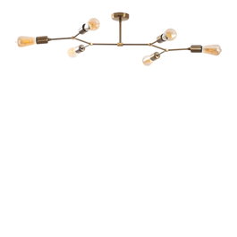 Opviq Sparrow - 1241 Lámpara de araña vintage cobre